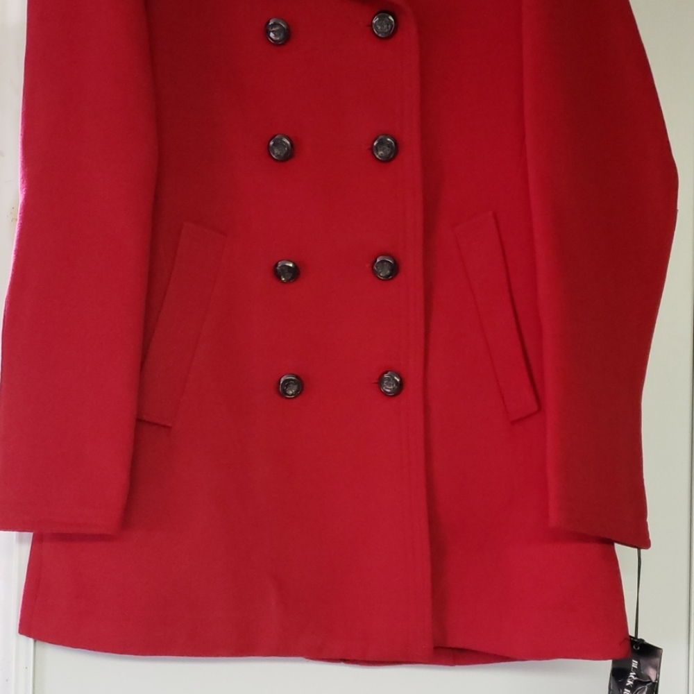 Black rivet coat
